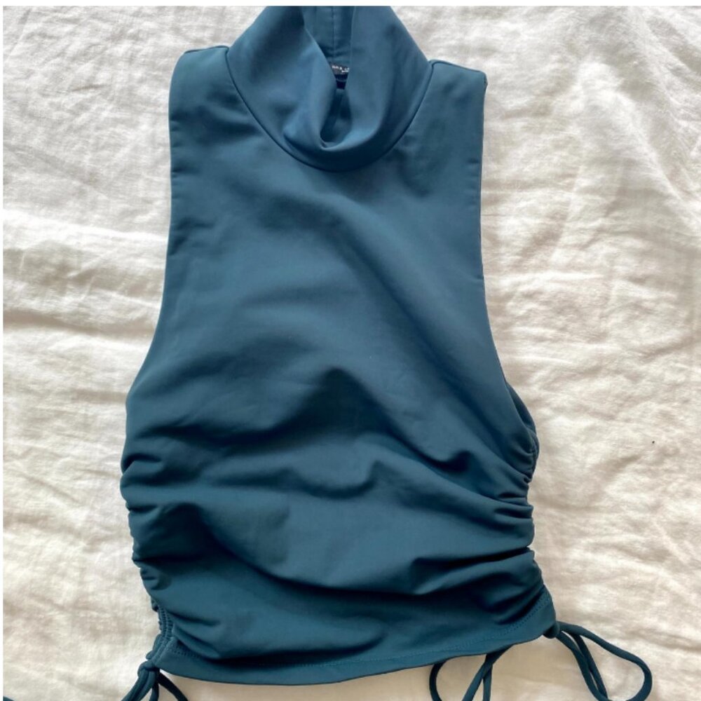 NWT ZARA Side Ruched Top - Picture 3 of 3